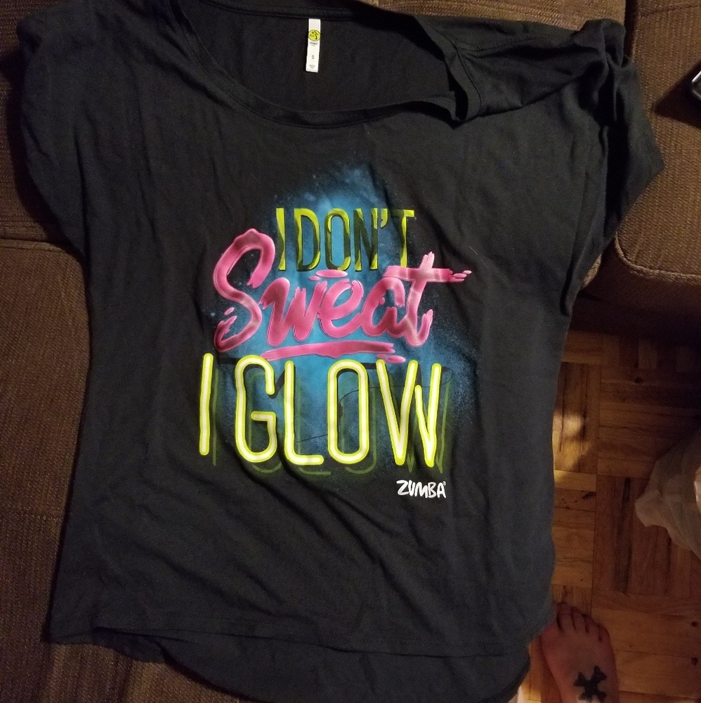 "I don't sweat I glow"